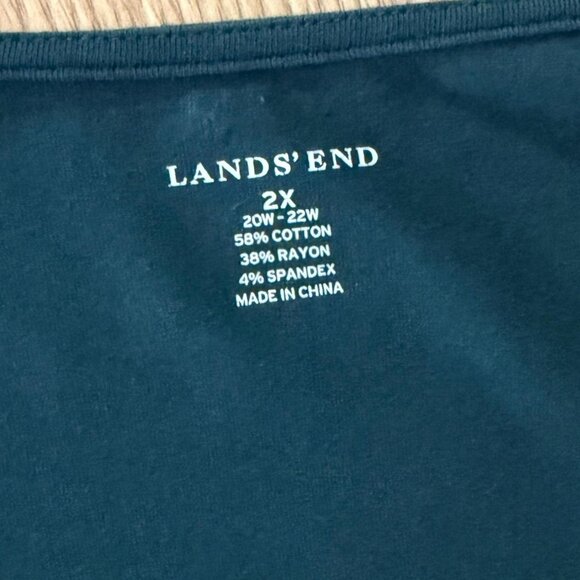 Lands' End Women's Green Dress - Picture 6 of 7